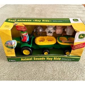John Deere Animal Sounds Hay Ride Teaching Matching Toy Set